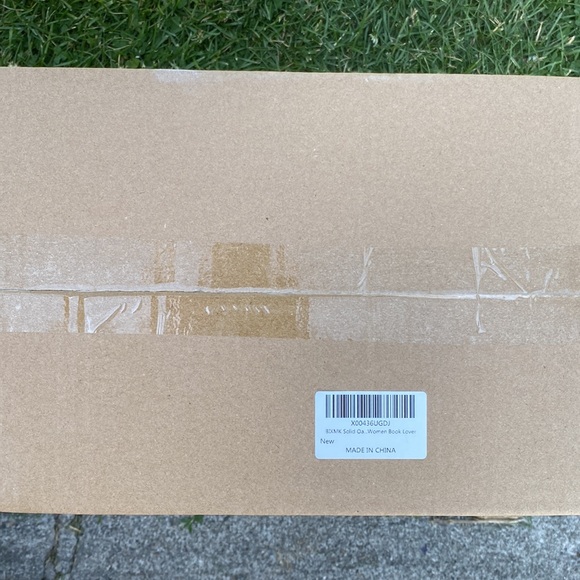 📚 ❤️Solid Oak Wooden Triangle Bookshelf Book Stand Holder, Wood Book Rest📚♥️ - Picture 8 of 10